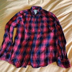 red flannel shirt (M)